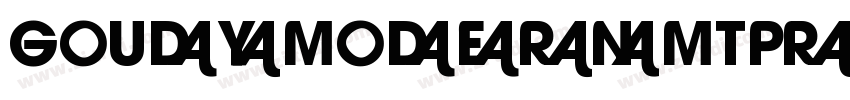 GoudyModernMTPro Reg字体转换